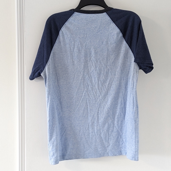 American Eagle Blue and Navy Short Sleeve Tshirt - Picture 4 of 4